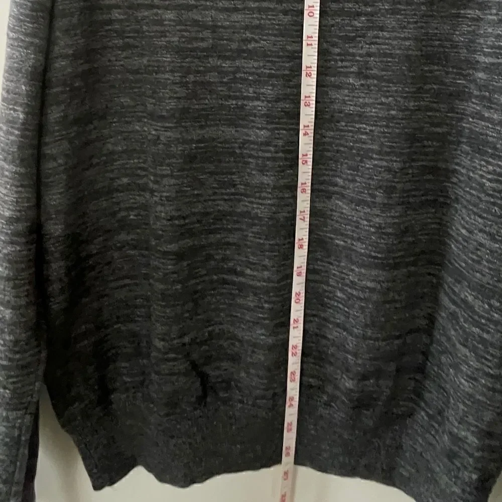 LÍNEA ROSSA SIGNATURE Grey Merino Wool Sweater-L